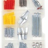 hardware assortment in 11 compartment box