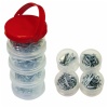 Assorted Hardware Kit in round plastic box