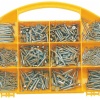 hardware assortment in 12 compartment box