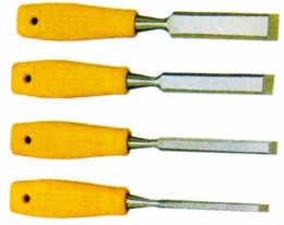 4pcs wood chisel with plastic handle