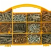 hardware assortment in 12 compartment box