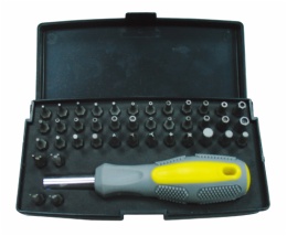 Multipurpose Screwdriver set with bits and sockets