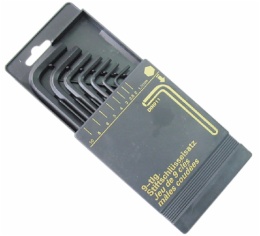 9 Pcs Hex Key Set with ball point head, CR.V