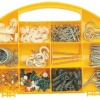 hardware assortment in 12 compartment box