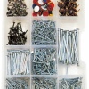 hardware assortment in 11 compartment box